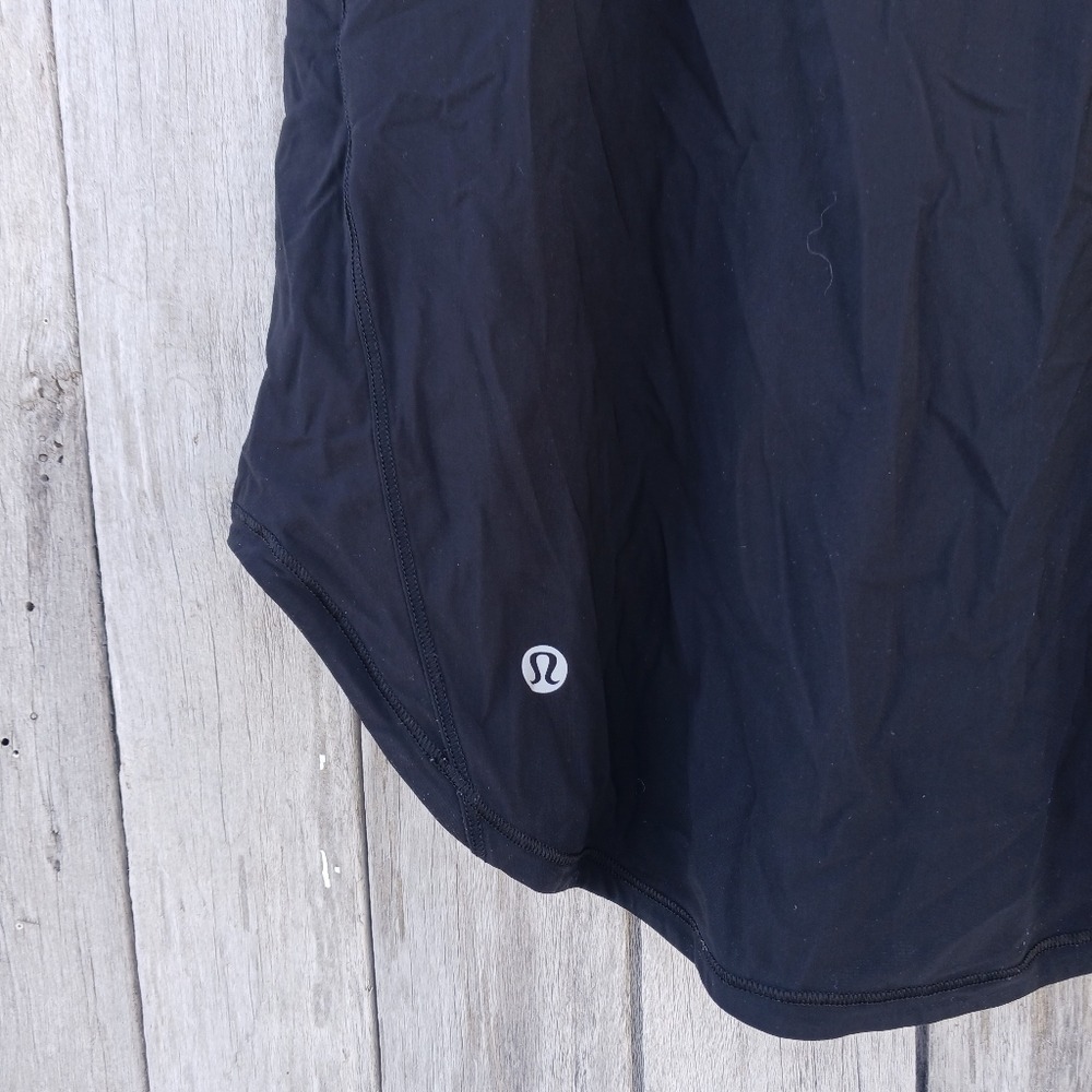 Lululemon Womens Size 4 Black Sculpt ll Mesh Panels Relaxed Active Tank Top - Picture 4 of 7